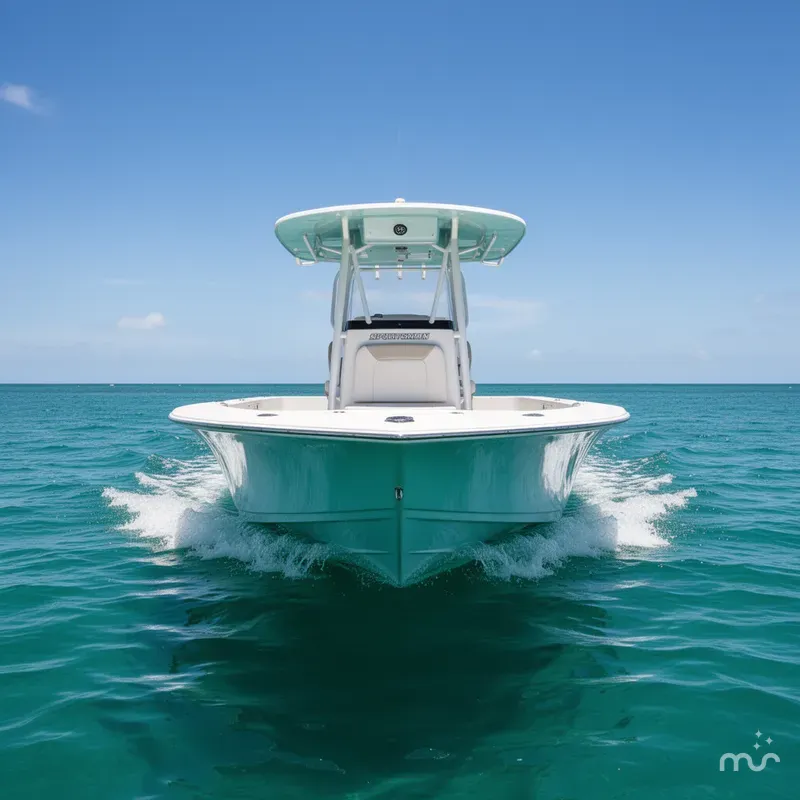 Slide: The Image of Sportsman Masters 227 Bay Boat 2025 - 2