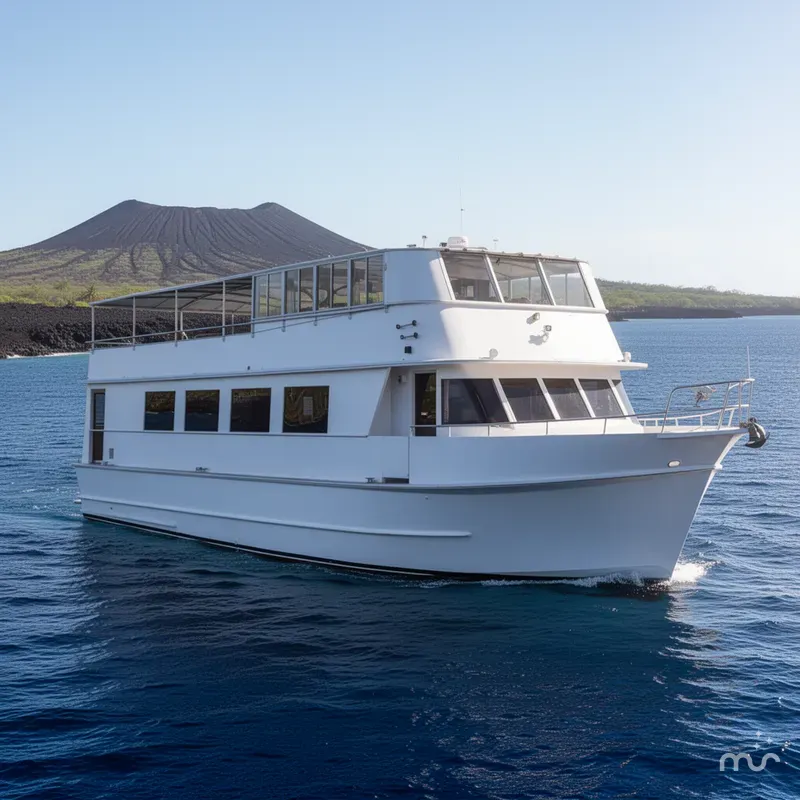 Slide: The Image of Custom Winston Knauss 64 Dinner or Party Boat 1988 - 2