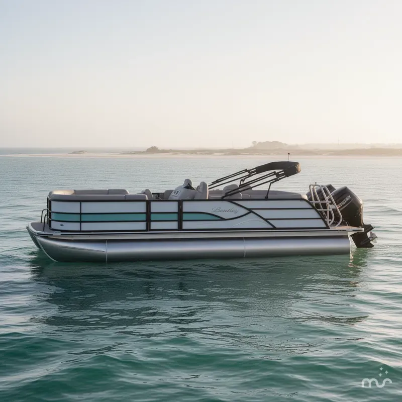 Slide: The Image of Bentley Pontoons Legacy 223 Swingback 3/4 Tube 2025 - 1