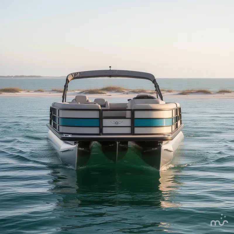 Slide: The Image of Bentley Pontoons Legacy 223 Swingback 3/4 Tube 2025 - 3