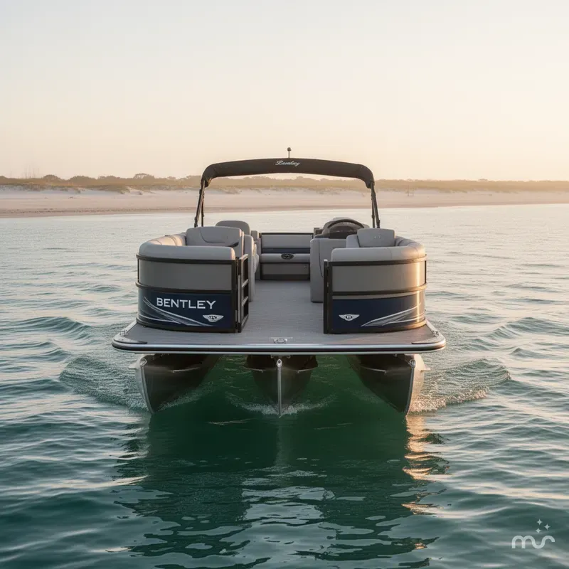 Slide: The Image of Bentley Pontoons Legacy 243 Cruise XL 3/4 Tube 2025 - 2