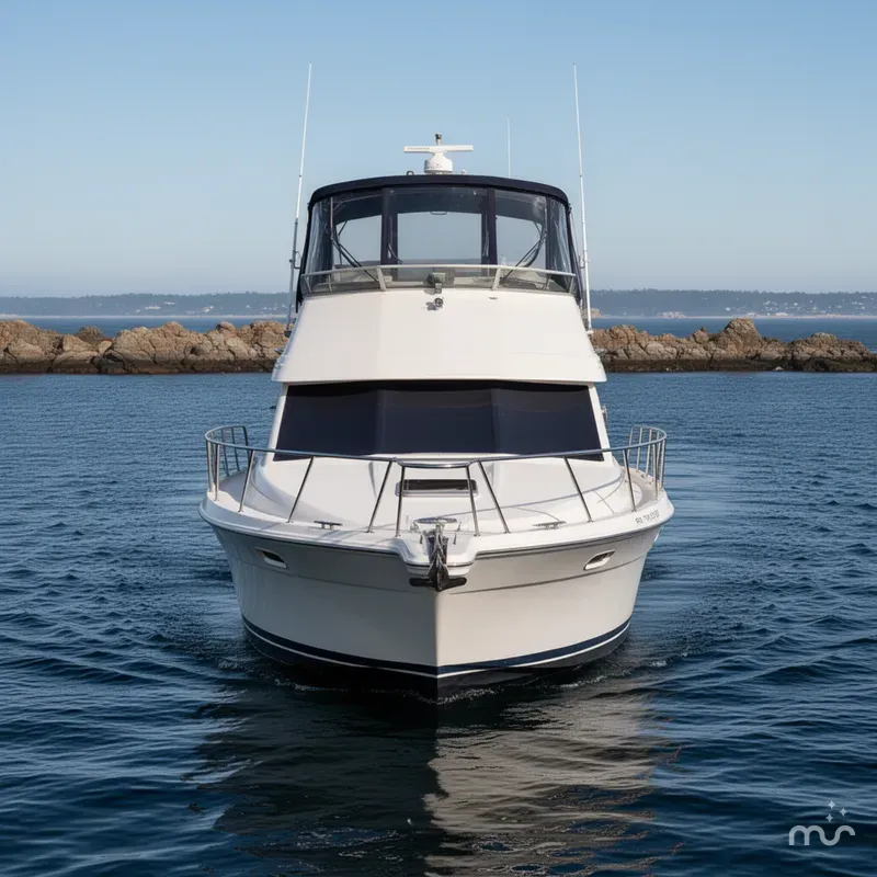 Slide: The Image of Bayliner 4087 Aft Cabin Motoryacht 2000 - 1