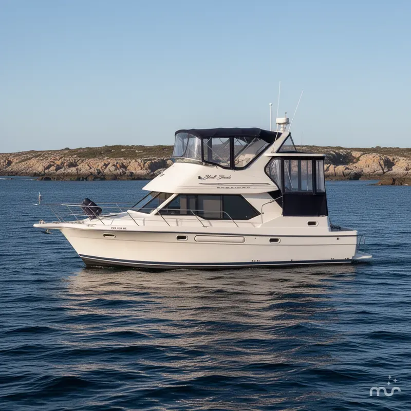 Slide: The Image of Bayliner 4087 Aft Cabin Motoryacht 2000 - 2
