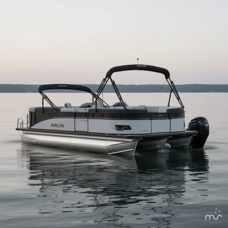 Slide: The Image of Avalon 2385 Catalina Quad Lounger, Tri Toon High Performance 2025 - 0