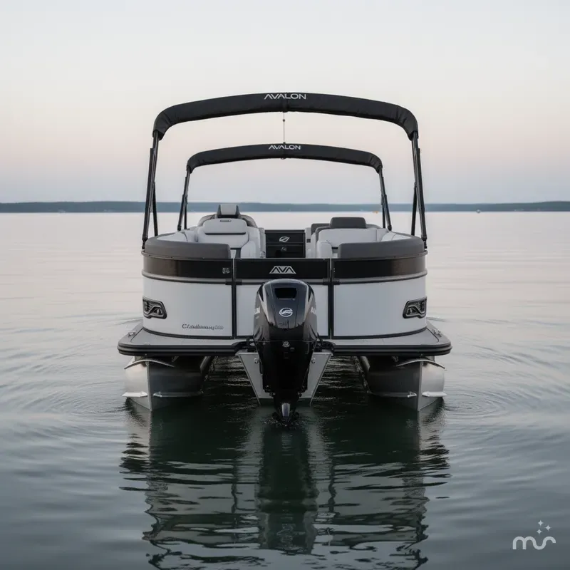 Slide: The Image of Avalon 2385 Catalina Quad Lounger, Tri Toon High Performance 2025 - 2