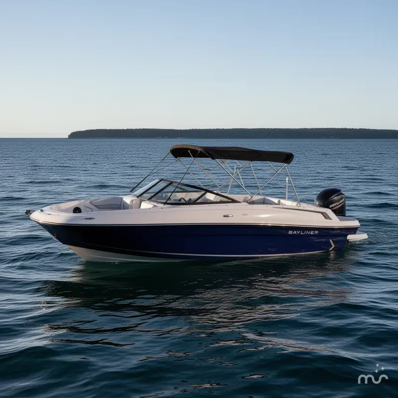 Slide: The Image of Bayliner VR4 Bowrider OB 2025 - 1