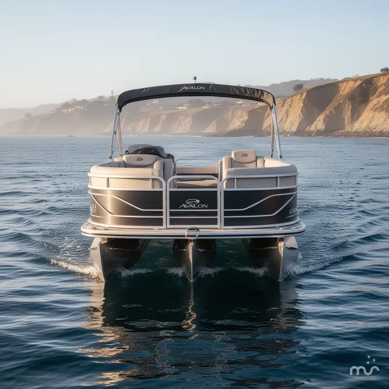 Slide: The Image of Avalon 25' Catalina Entertainer Entertainer Funship w/ 250HP Mercury Verado! 2025 - 2