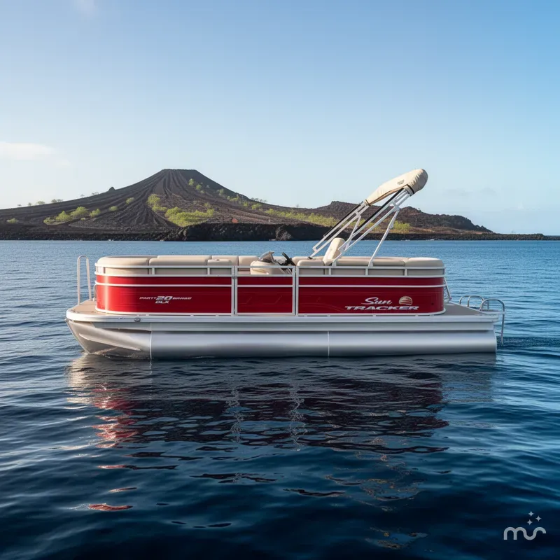 Slide: The Image of Sun Tracker Party Barge 20 DLX 2024 - 4