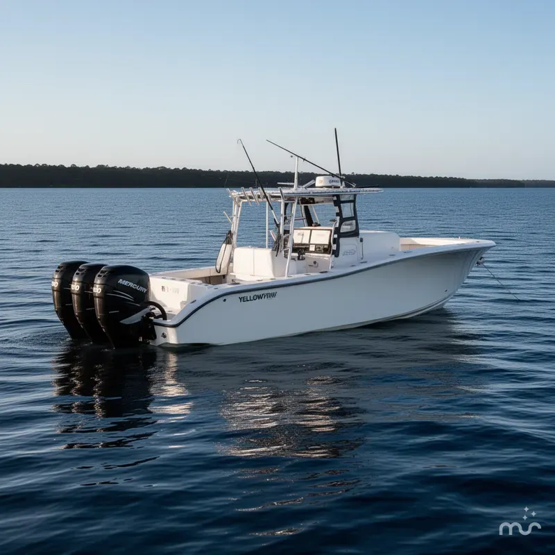 Slide: The Image of Yellowfin 34 Offshore 2008 - 3