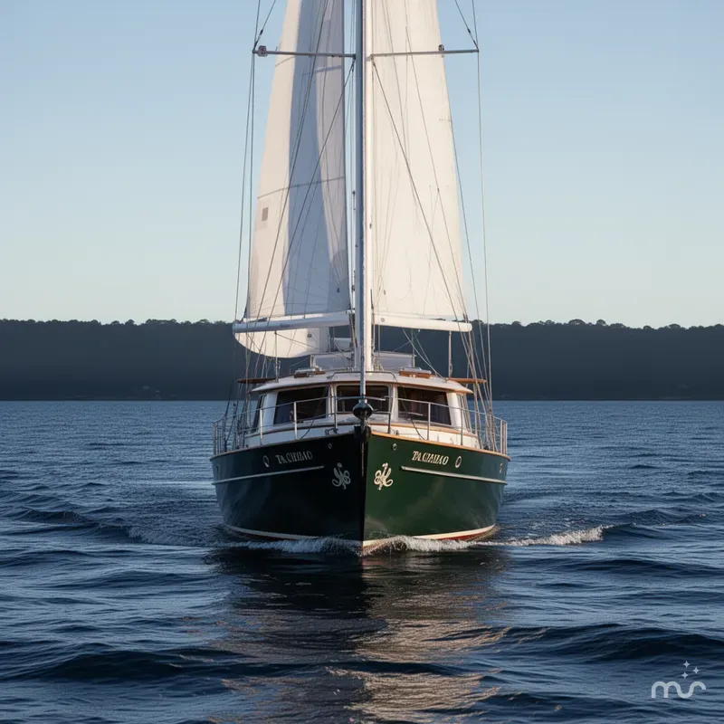 Slide: The Image of Ta Chiao Custom Pilothouse Cutter 2004 - 2