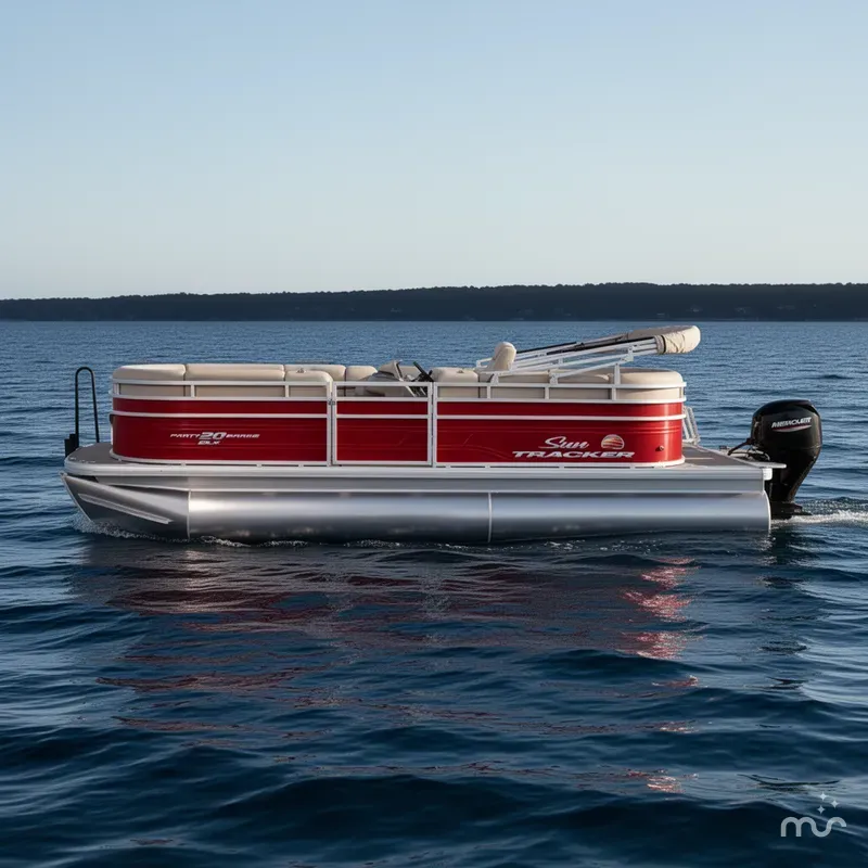 Slide: The Image of Sun Tracker Party Barge 20 DLX 2024 - 0
