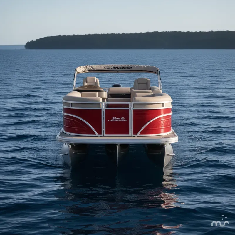 Slide: The Image of Sun Tracker Party Barge 20 DLX 2024 - 2