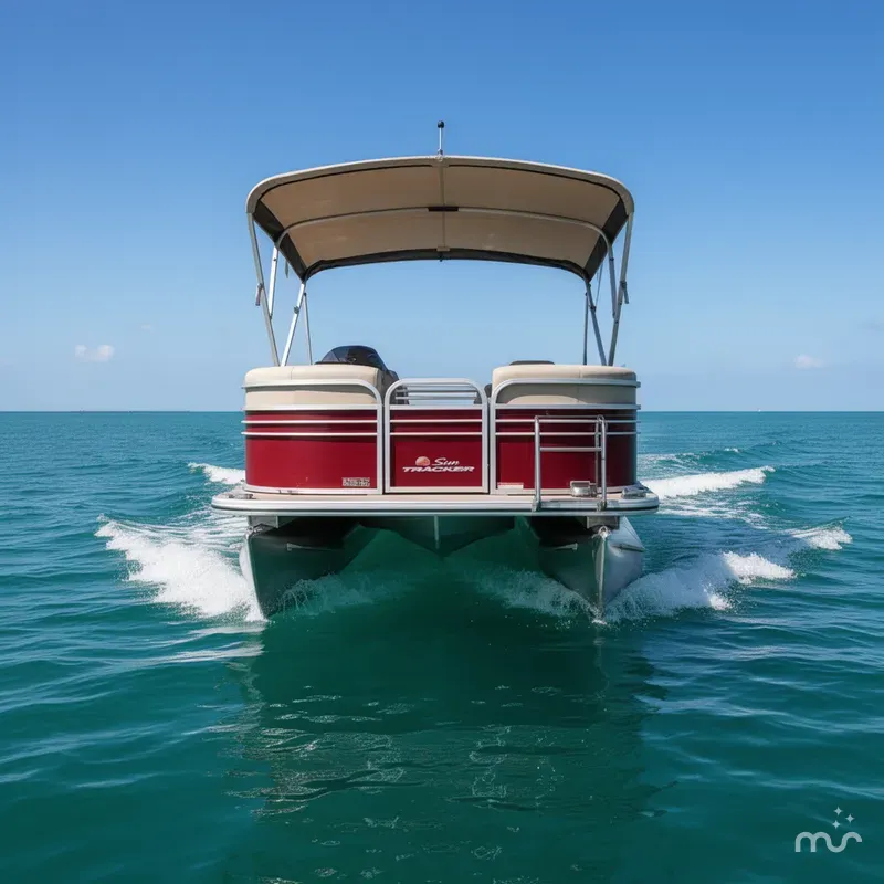 Slide: The Image of Sun Tracker Party Barge 24 DLX 2024 - 2