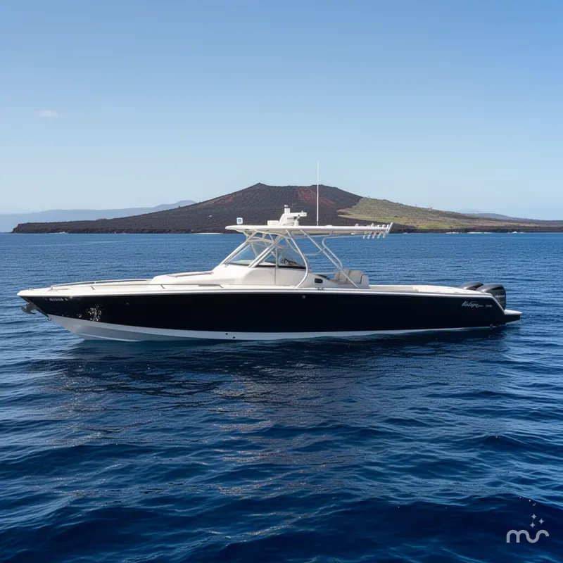 Slide: The Image of Marlago Fs 35 Center Console Cuddy 2004 - 2