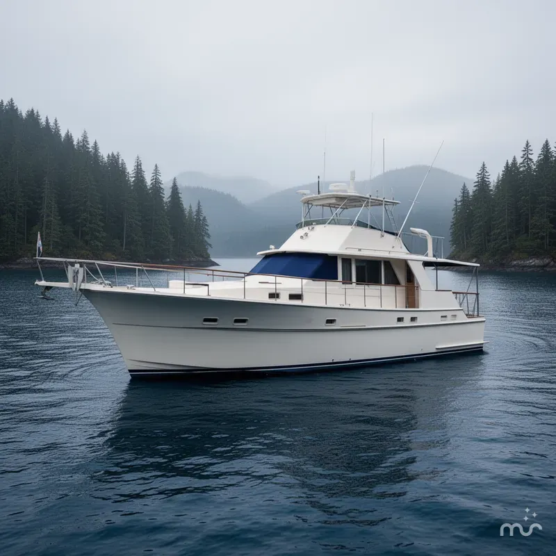 The Image of Hatteras 58 Cockpit Motor Yacht 1972 - 0