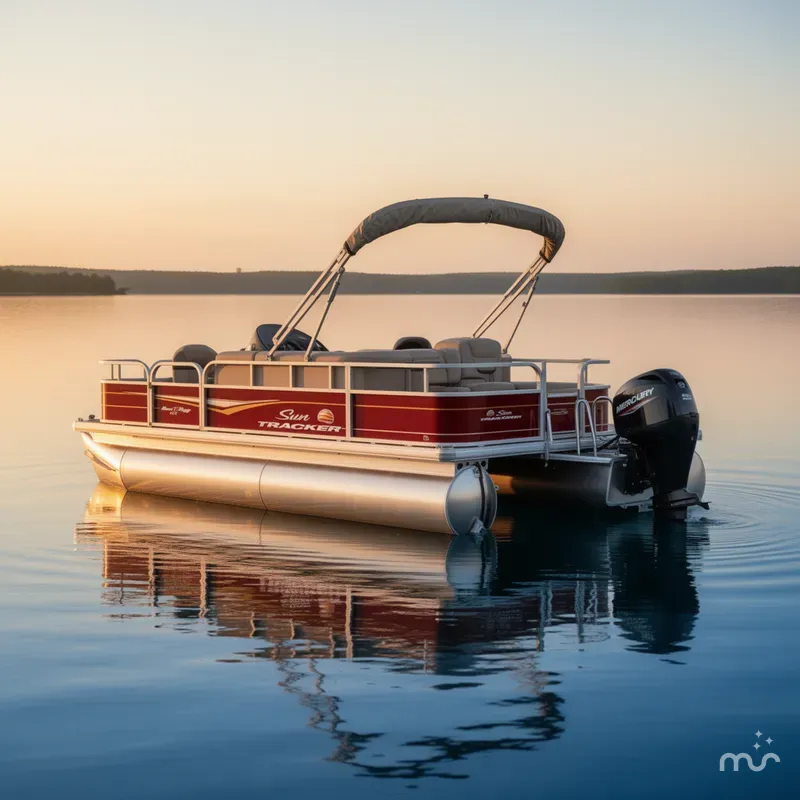Slide: The Image of Sun Tracker Bass Buggy 18 DLX w/60HP CT 4 Stroke 2025 - 1