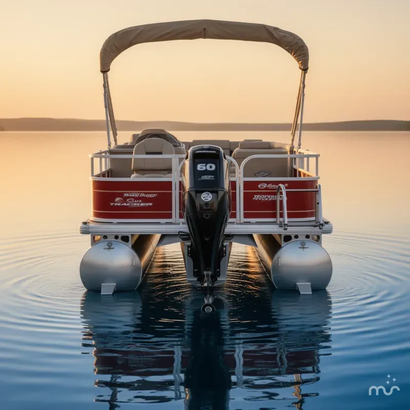 Slide: The Image of Sun Tracker Bass Buggy 18 DLX w/60HP CT 4 Stroke 2025 - 2