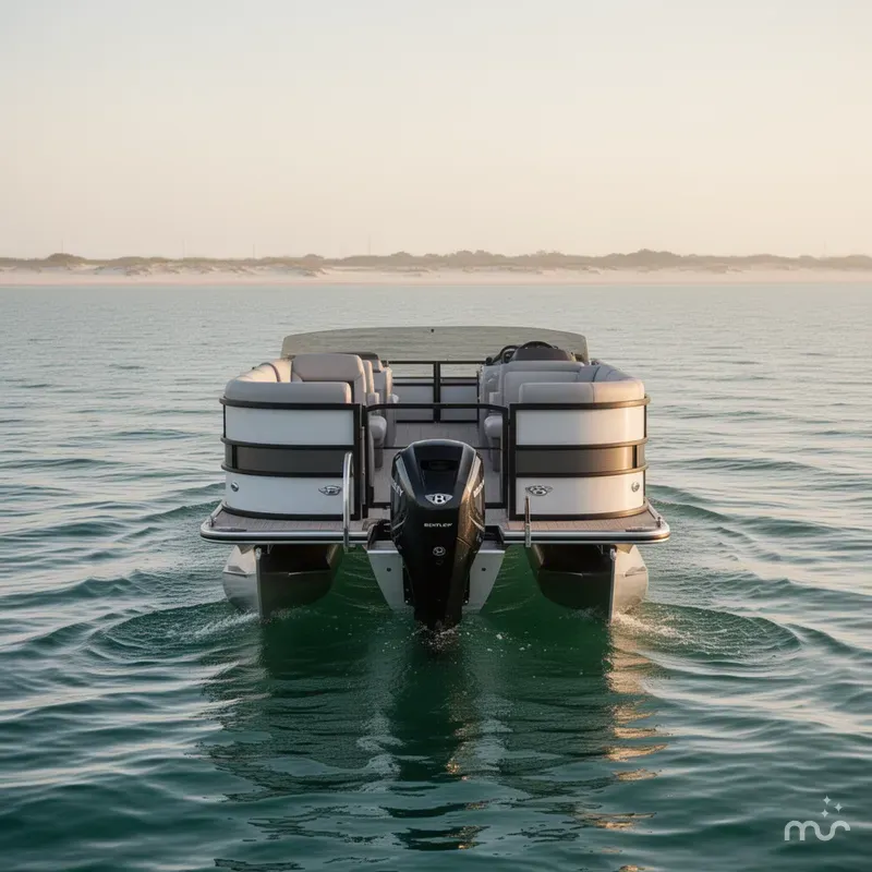 Slide: The Image of Bentley Pontoons Legacy QSB 2025 - 2