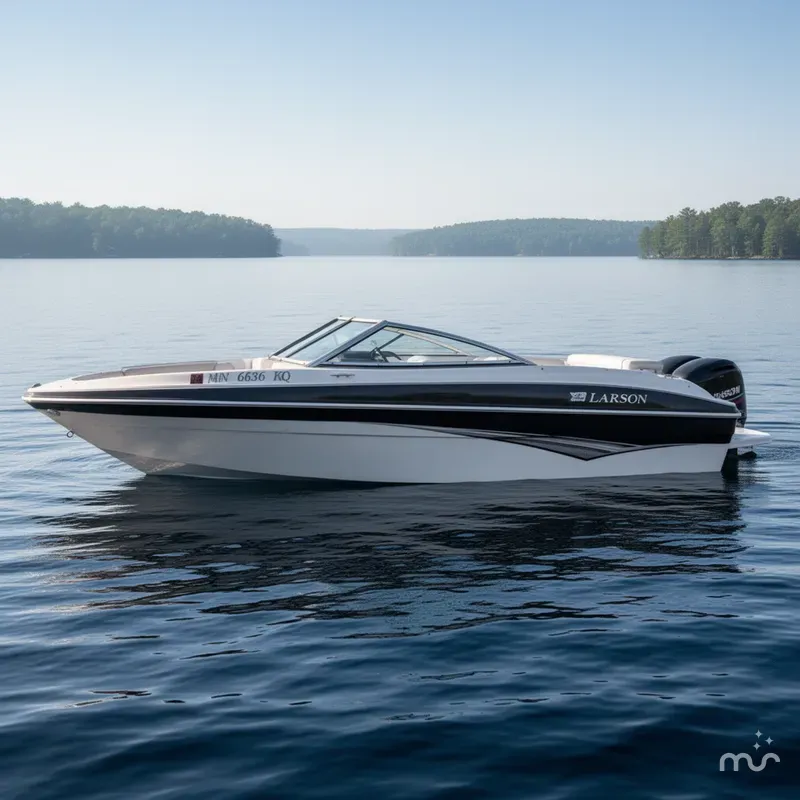Slide: The Image of Larson LX 1750 Bow Rider 2010 - 0