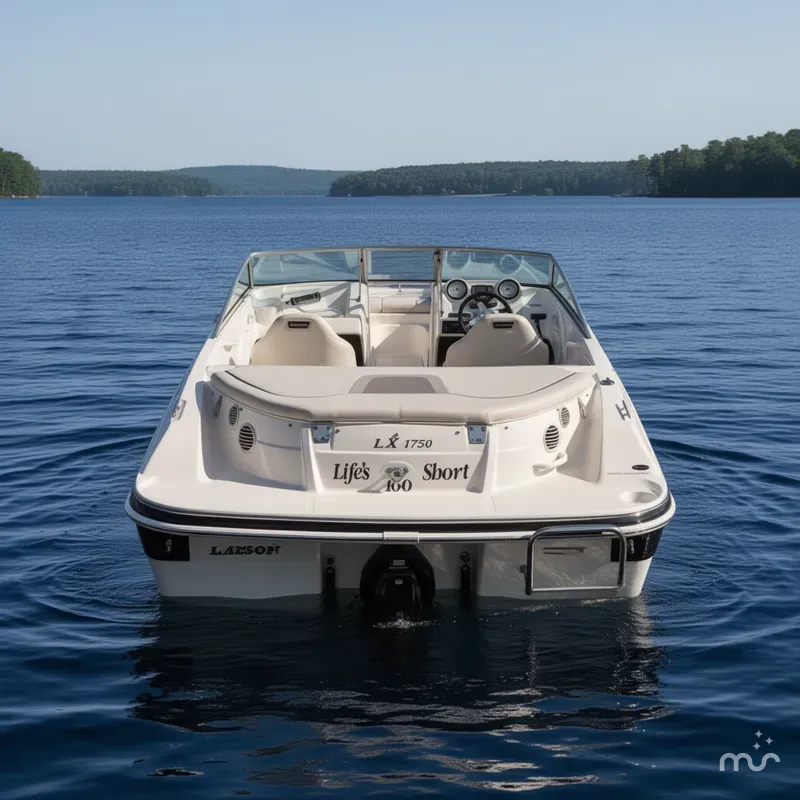 Slide: The Image of Larson LX 1750 Bow Rider 2010 - 1