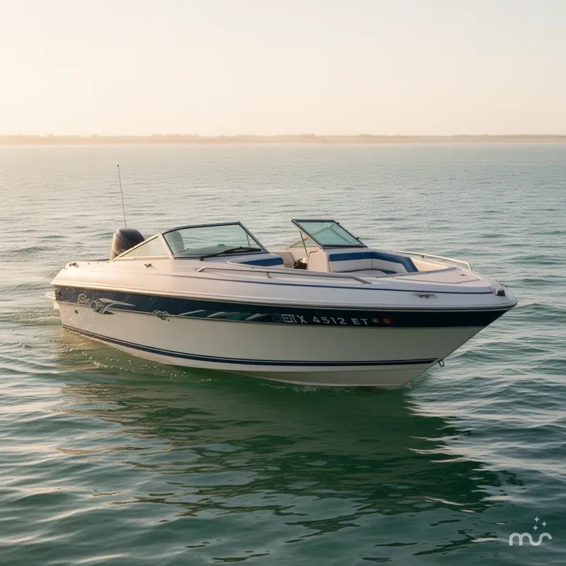 Slide: The Image of Sea Ray 225 Bow Rider 1991 - 0