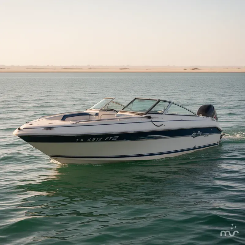 Slide: The Image of Sea Ray 225 Bow Rider 1991 - 1