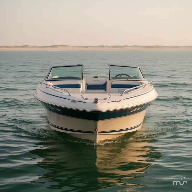 Slide: The Image of Sea Ray 225 Bow Rider 1991 - 2