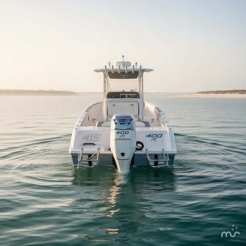 Slide: The Image of Nor-Tech 390 Sport Center Console 2018 - 2