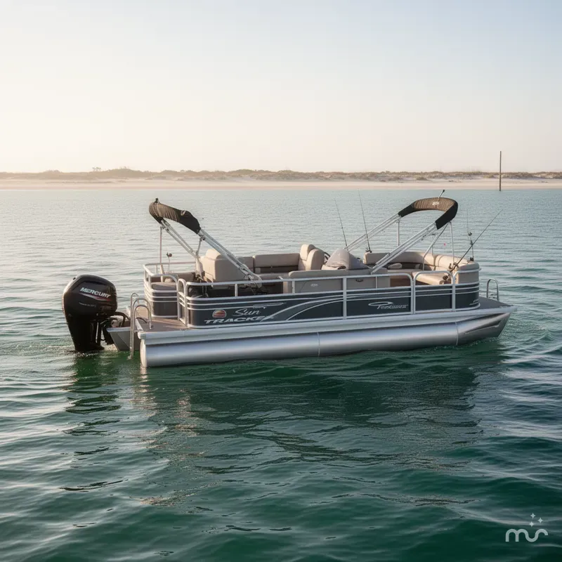 Slide: The Image of Sun Tracker Fishin' Barge 20 DLX 2023 - 0