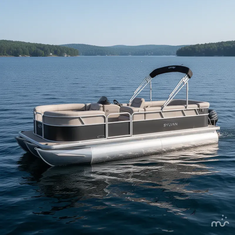 Slide: The Image of Sylvan 820 Cruise Pontoon 2013 - 0