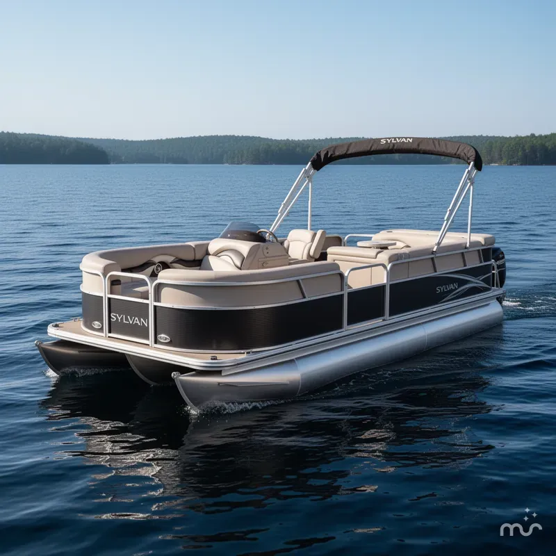 Slide: The Image of Sylvan 820 Cruise Pontoon 2013 - 1