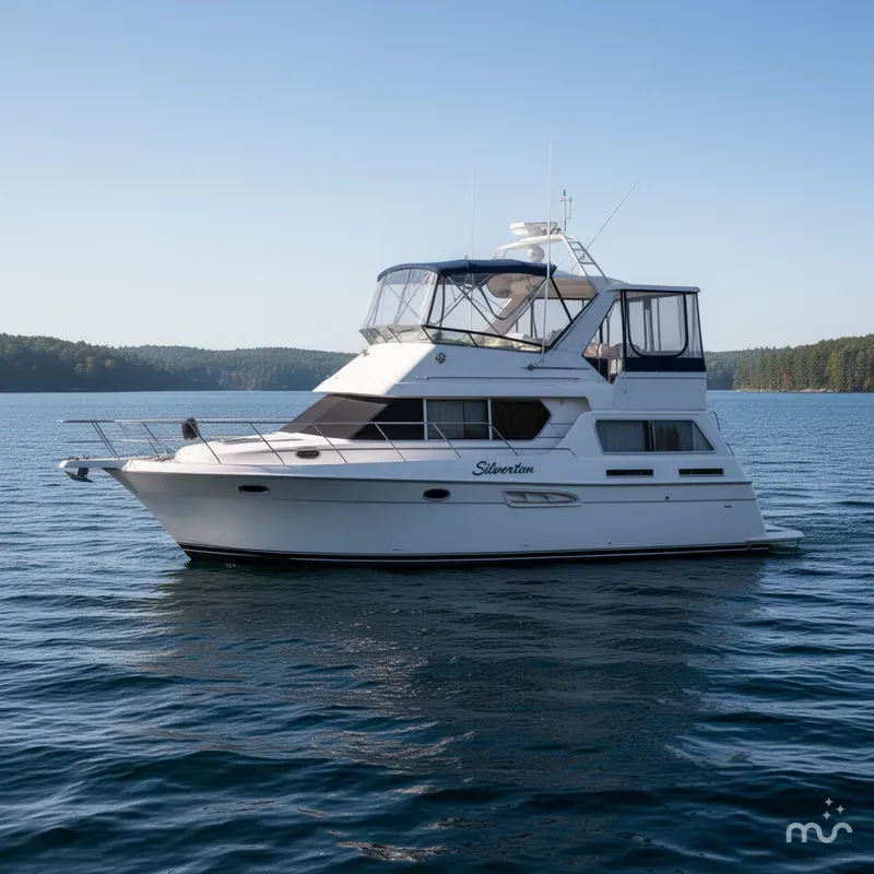 Slide: The Image of Silverton 402 Motor Yacht 1996 - 0