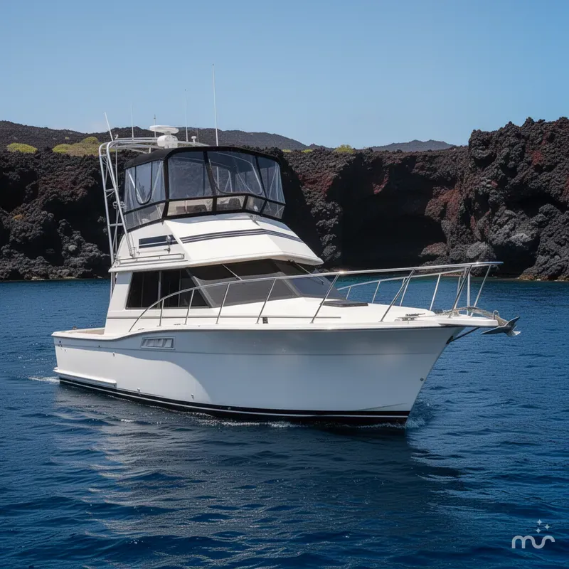 Slide: The Image of Carver Yachts 3227 Convertible 1988 - 2