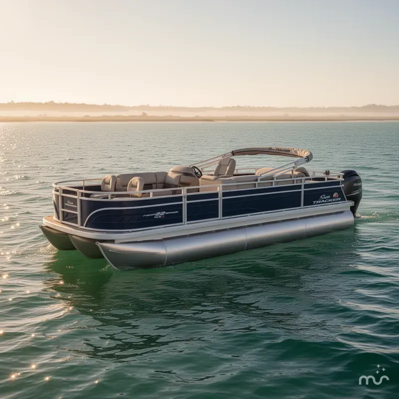Slide: The Image of Sun Tracker Fishin' Barge 22 XP3 2024 - 2
