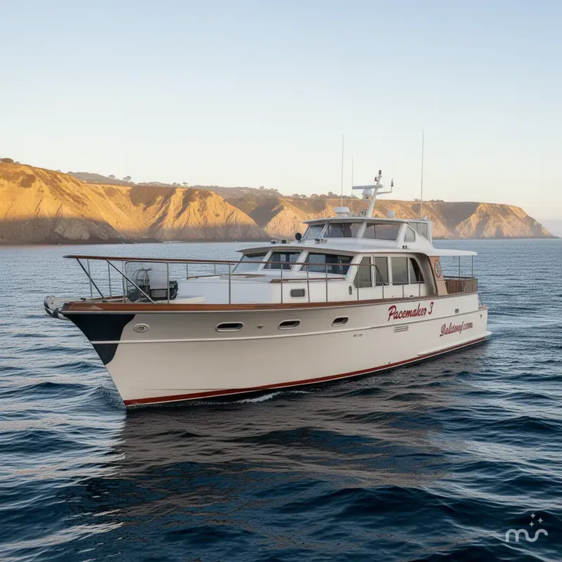 Slide: The Image of Pacemaker 53 Motor Yacht 1965 - 0