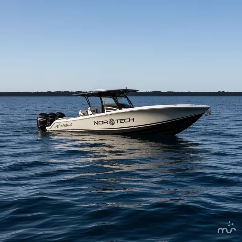 Slide: The Image of Nor-Tech 390 Sport Center Console 2022 - 0