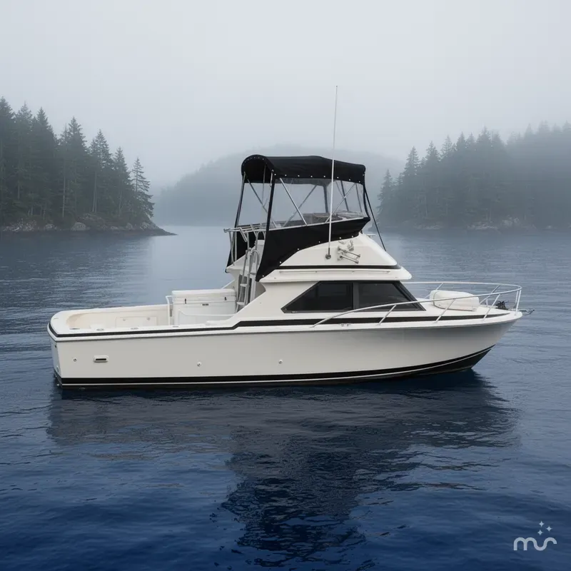 The Image of Bertram 28 Flybridge 1990 - 0