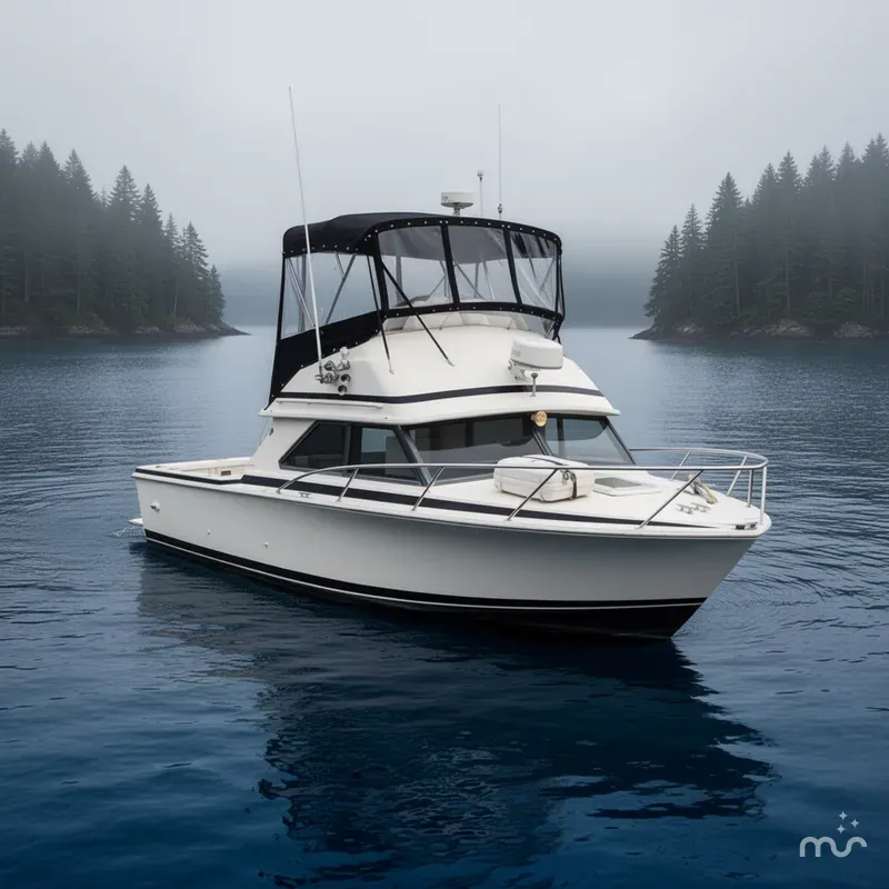 Slide: The Image of Bertram 28 Flybridge 1990 - 2