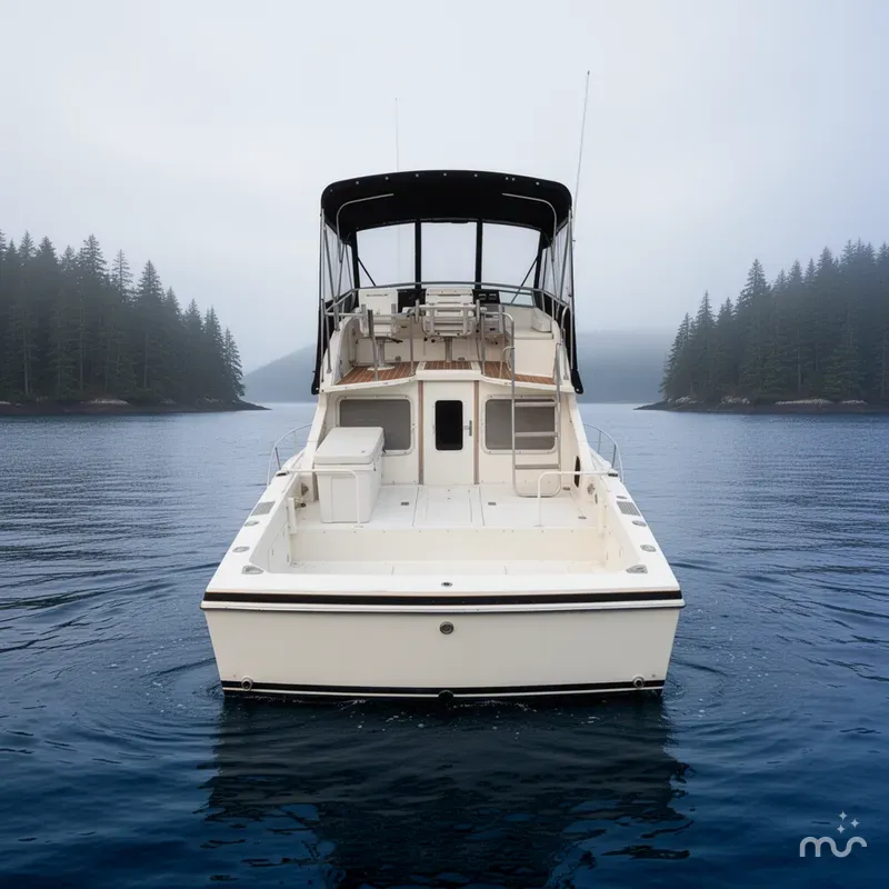 Slide: The Image of Bertram 28 Flybridge 1990 - 3