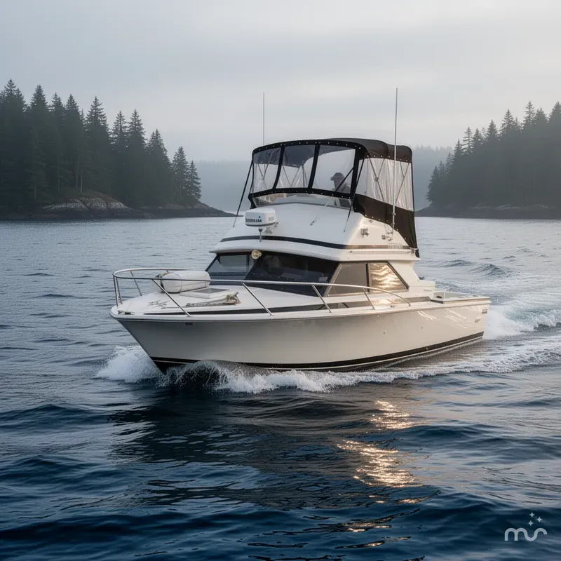 Slide: The Image of Bertram 28 Flybridge 1990 - 4