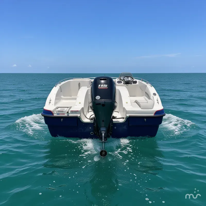Slide: The Image of Starcraft 1915 Deck Boat 2019 - 3