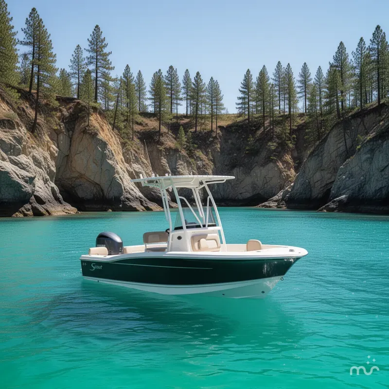 Slide: The Image of Scout 195 Sportfish 2025 - 2