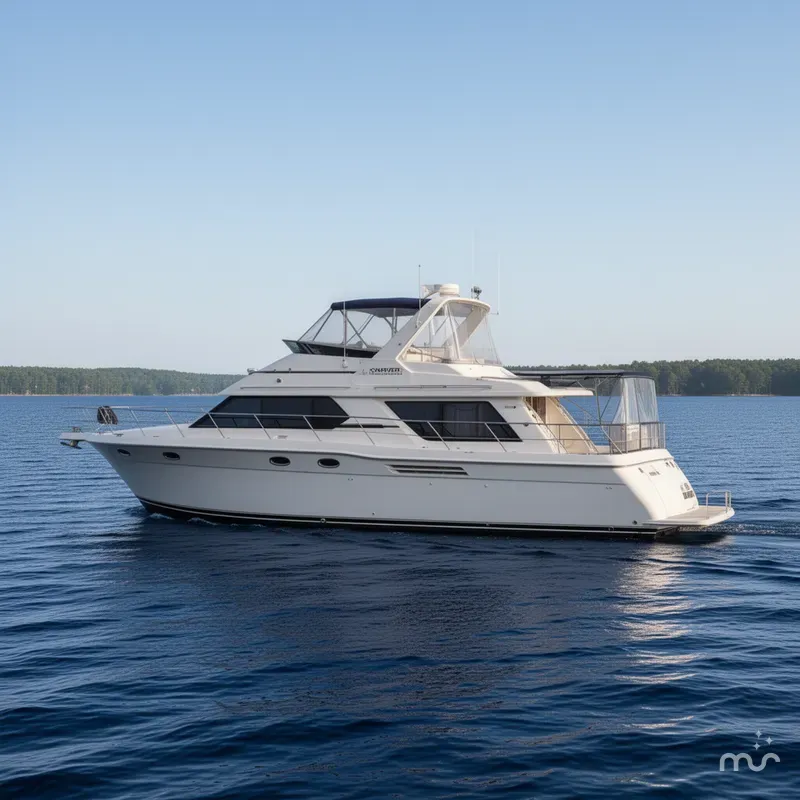 Slide: The Image of Carver 356 Motor Yacht 2002 - 0