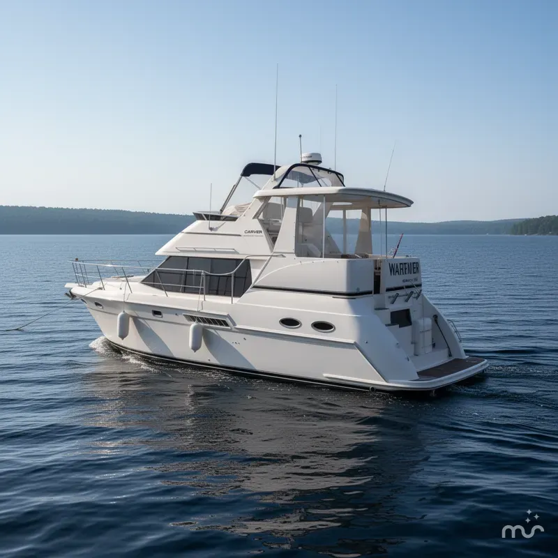 Slide: The Image of Carver 356 Motor Yacht 2002 - 1
