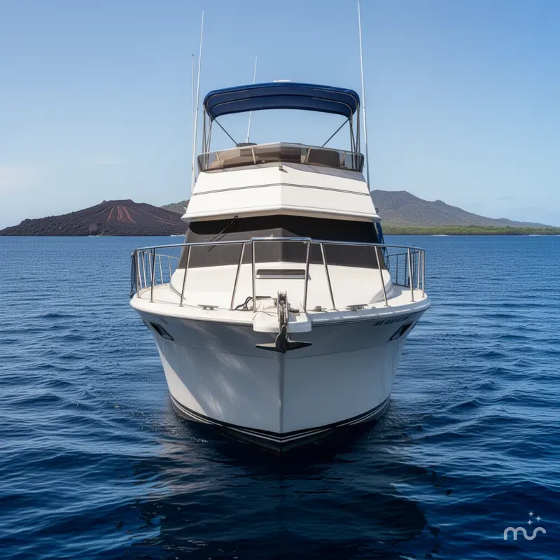 Slide: The Image of Carver Yachts 3207 Aft Cabin Motor Yacht 1988 - 1