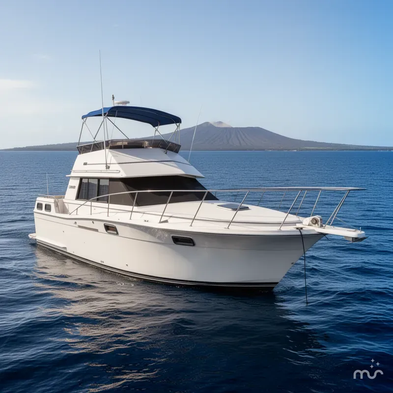 Slide: The Image of Carver Yachts 3207 Aft Cabin Motor Yacht 1988 - 2