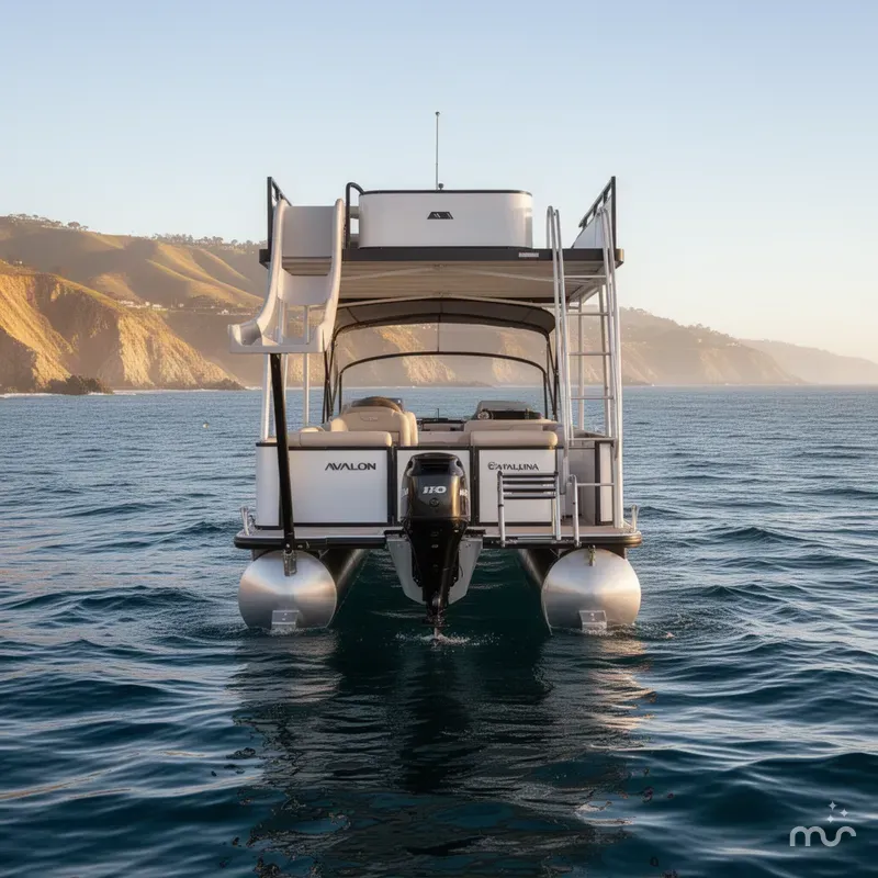 Slide: The Image of Avalon 25' Catalina Cruise Funship w/ 150HP Mercury! 2025 - 2