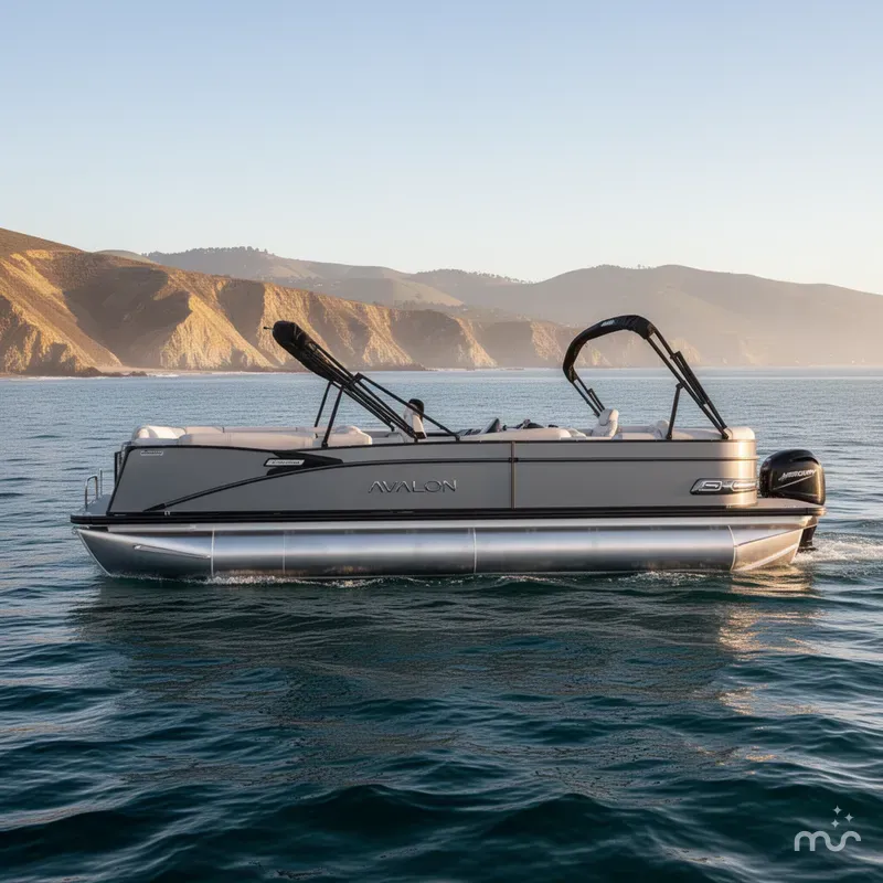Slide: The Image of Avalon 25' Catalina Platinum Entertainer w/ 300HP Mercury Verado! 2025 - 1