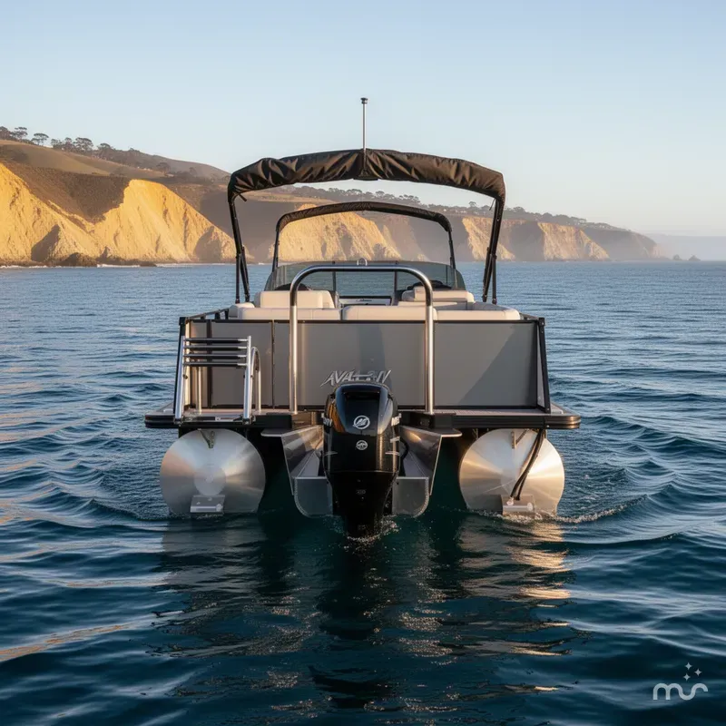 Slide: The Image of Avalon 25' Catalina Platinum Entertainer w/ 300HP Mercury Verado! 2025 - 2