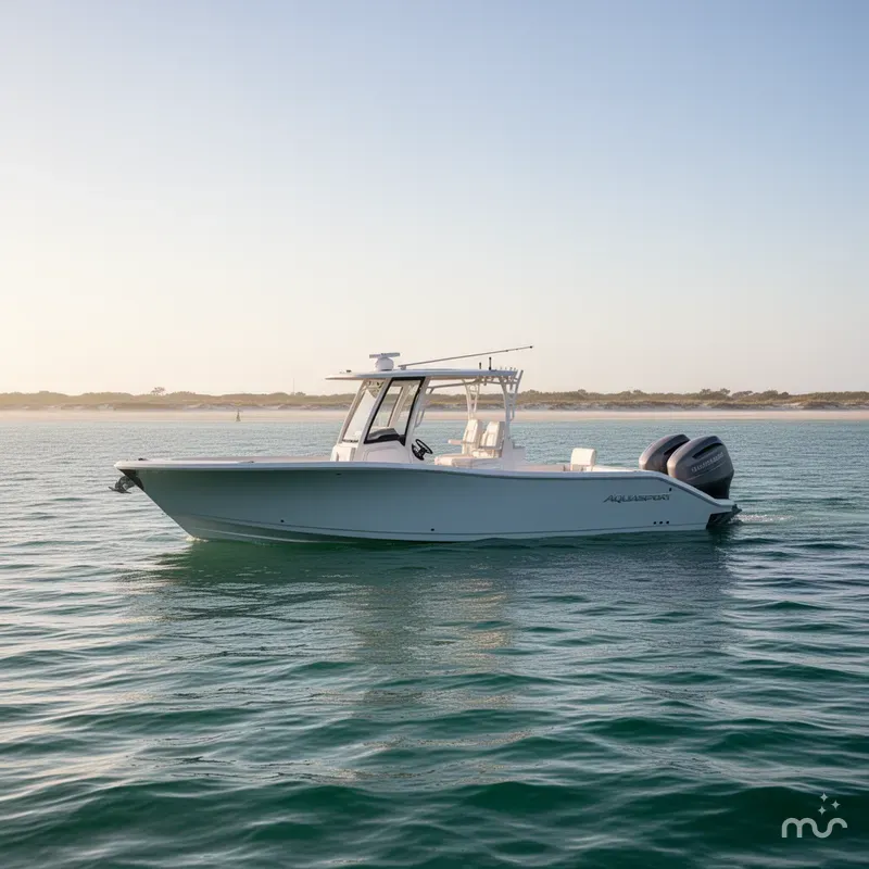 Slide: The Image of Aquasport 28AS Center Console 2025 - 2
